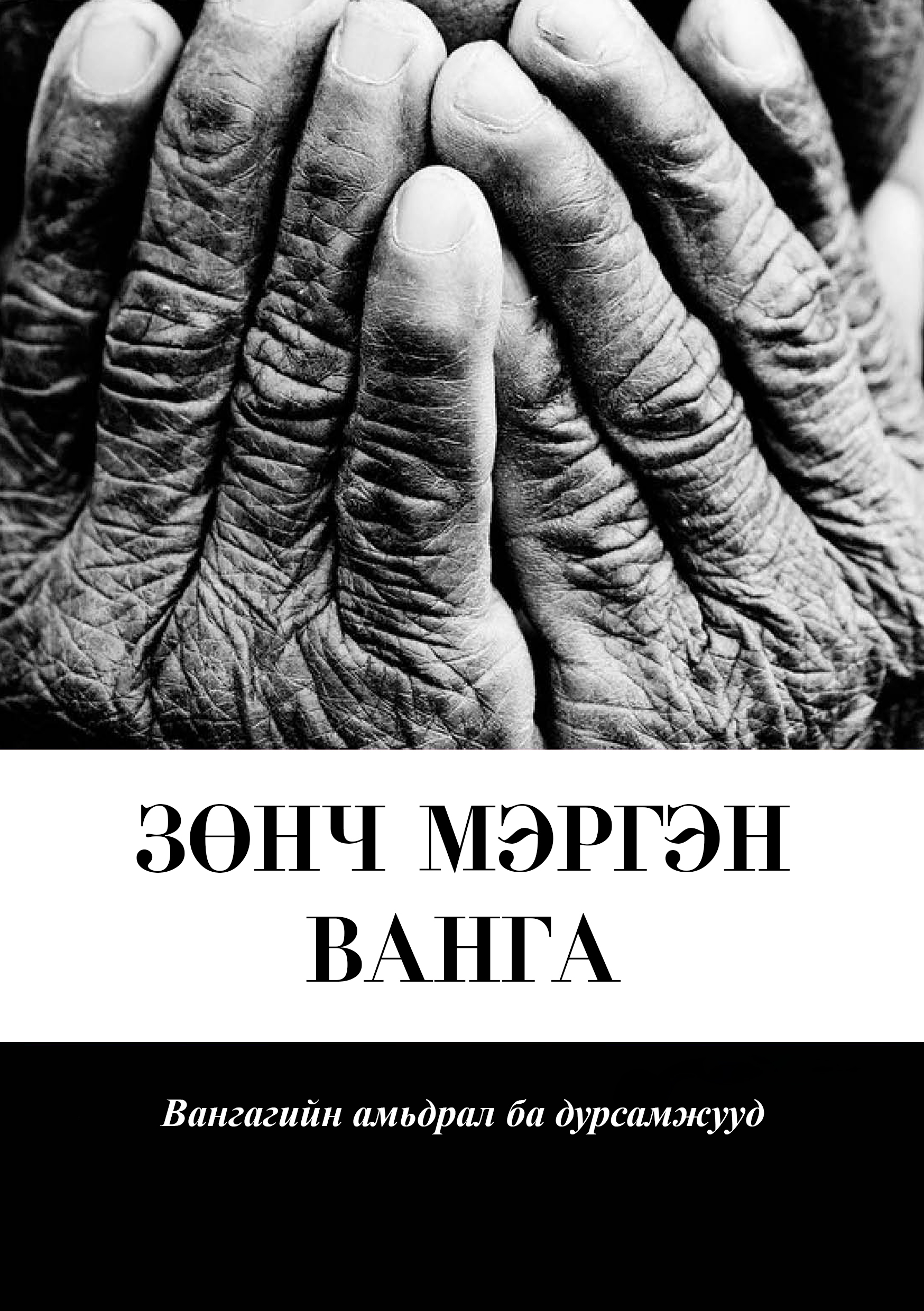 «Зөнч Мэргэн Ванга» номын хавтас